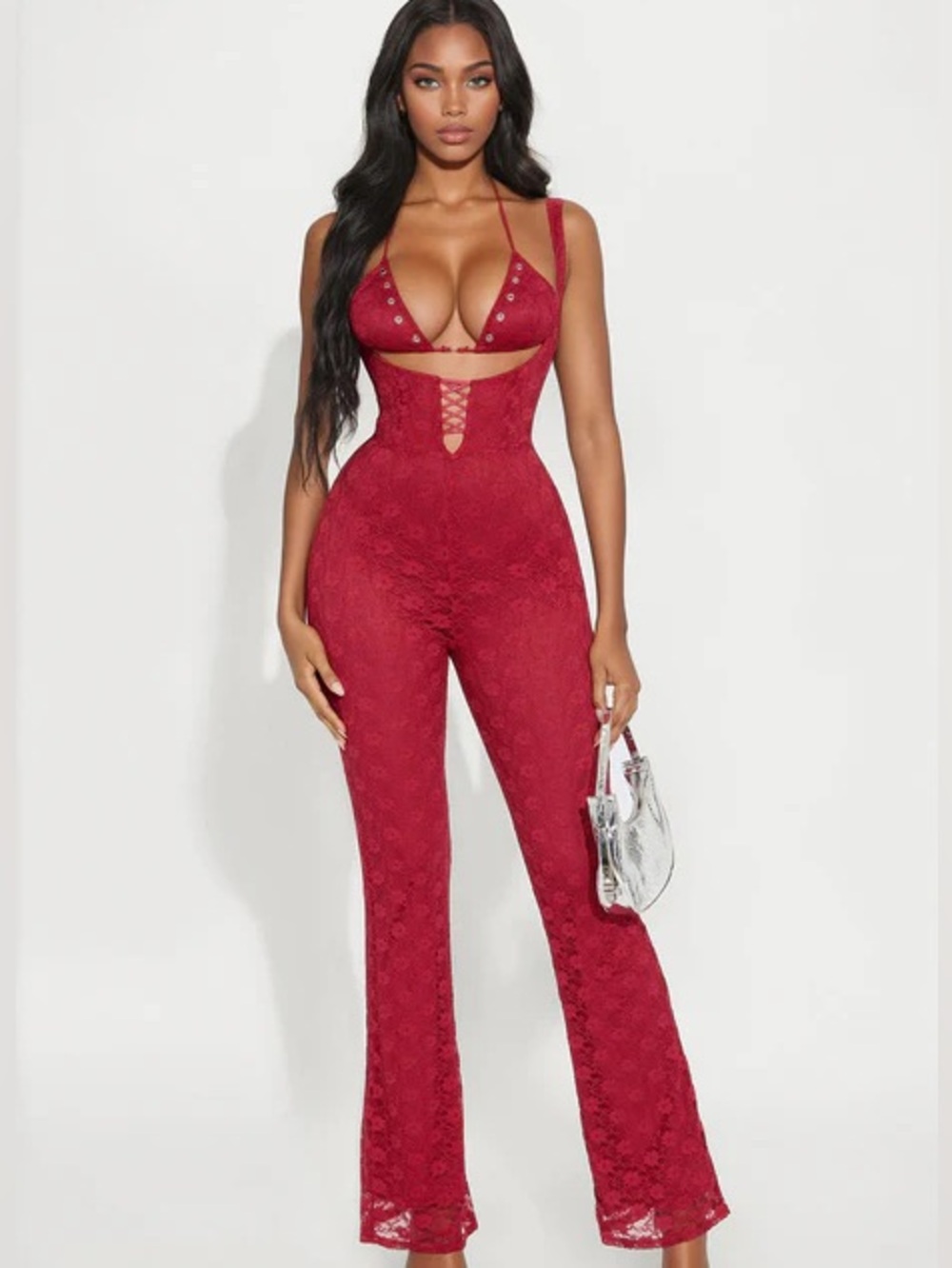 Hard To Replace Lace Jumpsuit NEW 🏷️